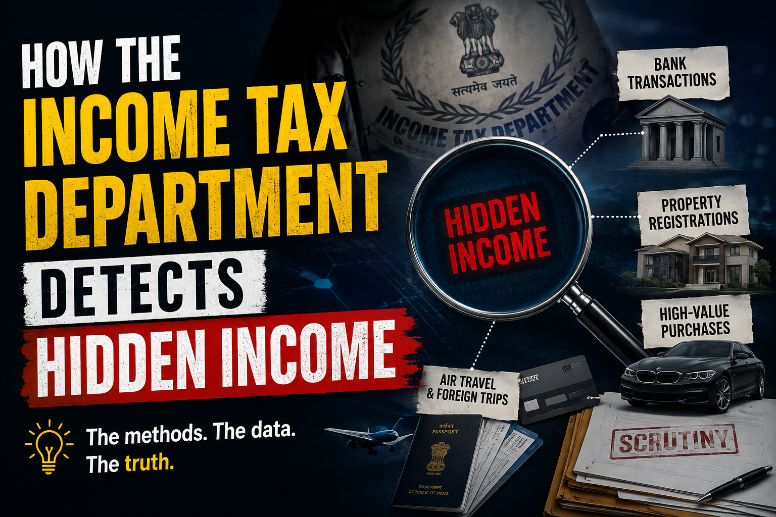 How The Income Tax Department Detects Hidden Income